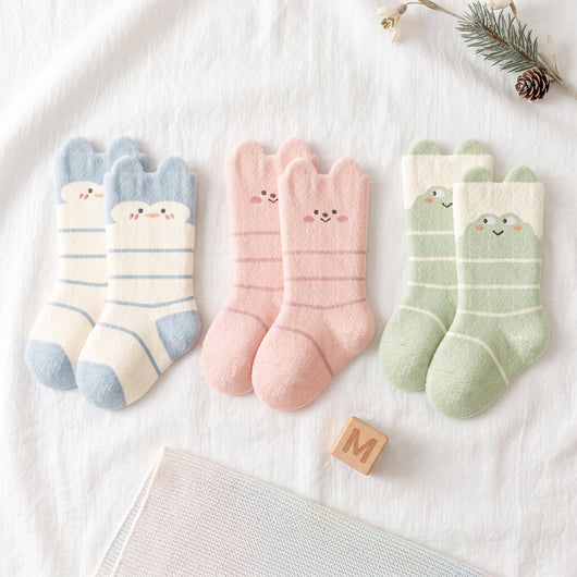 True Haven | Baby Winter Socks – Adorable Everyday Essential, Gentle on Sensitive Skin