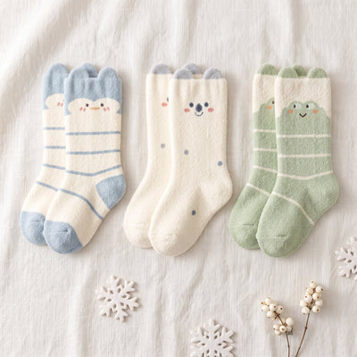 True Haven | Baby Winter Socks – Adorable Everyday Essential, Gentle on Sensitive Skin