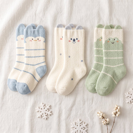True Haven | Baby Winter Socks – Adorable Everyday Essential, Gentle on Sensitive Skin