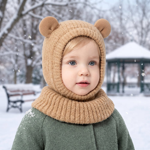 True Haven | Frost Baby Hat Scarf – Adorable Everyday Essential, Gentle on Sensitive Skin