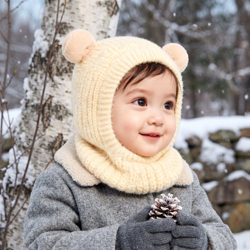 True Haven | Frost Baby Hat Scarf – Adorable Everyday Essential, Gentle on Sensitive Skin