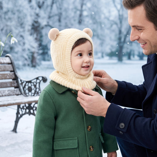True Haven | Frost Baby Hat Scarf – Adorable Everyday Essential, Gentle on Sensitive Skin
