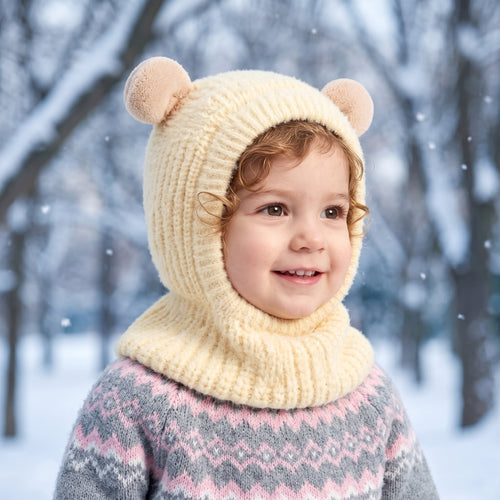 True Haven | Frost Baby Hat Scarf – Adorable Everyday Essential, Gentle on Sensitive Skin