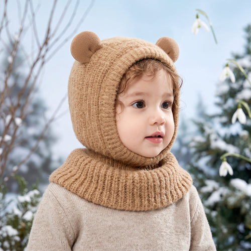 True Haven | Frost Baby Hat Scarf – Adorable Everyday Essential, Gentle on Sensitive Skin
