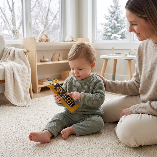 True Haven | Chatter Baby Phone Toy – Interactive Toy for Toddlers, Supports Motor Skills