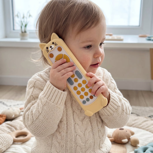 True Haven | Chatter Baby Phone Toy – Interactive Toy for Toddlers, Supports Motor Skills
