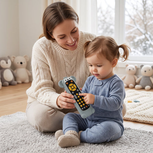 True Haven | Chatter Baby Phone Toy – Interactive Toy for Toddlers, Supports Motor Skills