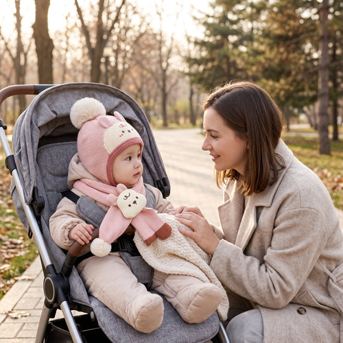 True Haven | Pebble Baby Knit Beanie – Adorable Everyday Essential, Gentle on Sensitive Skin
