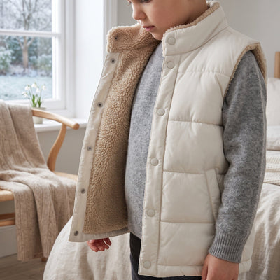 True Haven | Willow Toddler Fleece Vest – Adorable Everyday Essential, Gentle on Sensitive Skin