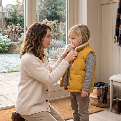 True Haven | Willow Toddler Fleece Vest – Adorable Everyday Essential, Gentle on Sensitive Skin