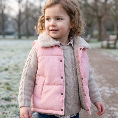 True Haven | Willow Toddler Fleece Vest – Adorable Everyday Essential, Gentle on Sensitive Skin