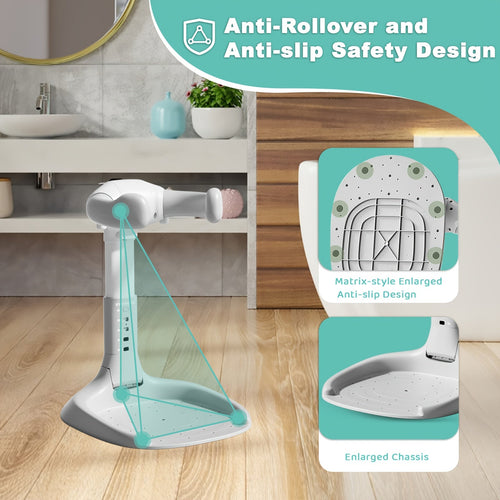 True Haven | Foldable Baby Bath Stand – Tool-Free Setup, 5 Adjustable Height Levels