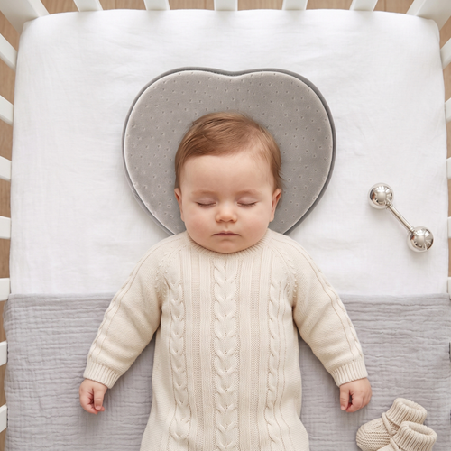 True Haven | Baby Memory Pillow – Snuggly Nursery Must-Have, Gentle on Sensitive Skin