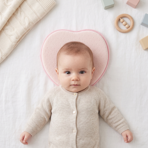 True Haven | Baby Memory Pillow – Snuggly Nursery Must-Have, Gentle on Sensitive Skin