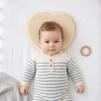 True Haven | Baby Memory Pillow – Snuggly Nursery Must-Have, Gentle on Sensitive Skin