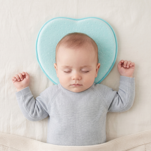 True Haven | Baby Memory Pillow – Snuggly Nursery Must-Have, Gentle on Sensitive Skin