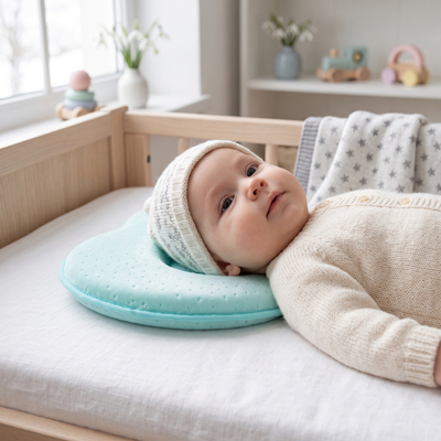 True Haven | Baby Memory Pillow – Snuggly Nursery Must-Have, Gentle on Sensitive Skin