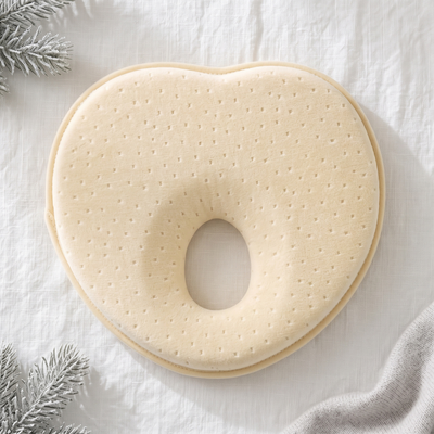 True Haven | Baby Memory Pillow – Snuggly Nursery Must-Have, Gentle on Sensitive Skin