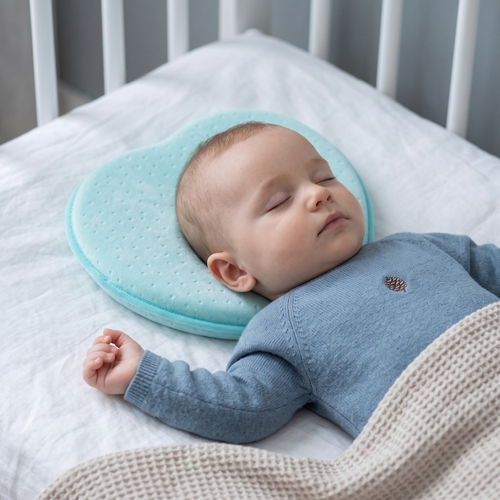 True Haven | Baby Memory Pillow – Snuggly Nursery Must-Have, Gentle on Sensitive Skin