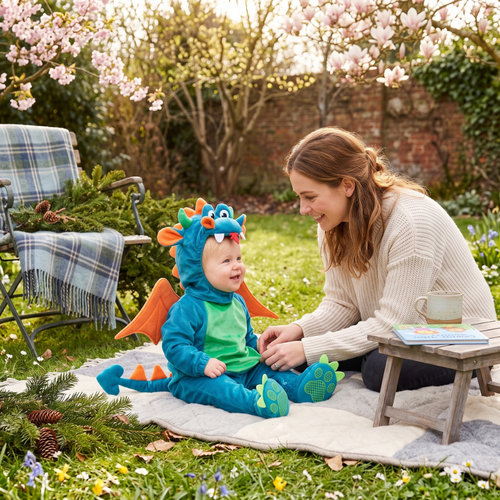 True Haven | Baby Halloween Costume – Cozy Cold-Weather Layer, Machine Washable
