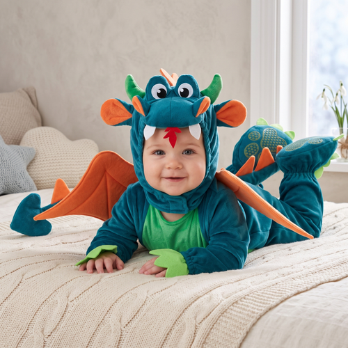 True Haven | Baby Halloween Costume – Cozy Cold-Weather Layer, Machine Washable