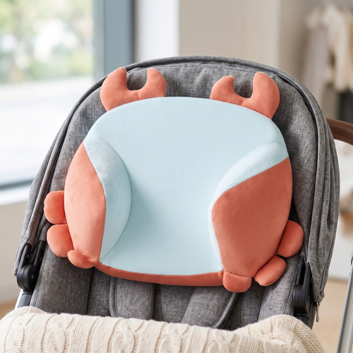 True Haven | Cloud Baby Neck Pillow – Soft & Breathable Nursery Essential, Easy-Care Design