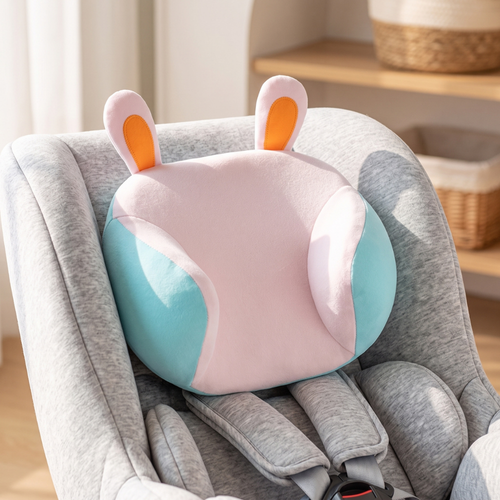True Haven | Cloud Baby Neck Pillow – Soft & Breathable Nursery Essential, Easy-Care Design