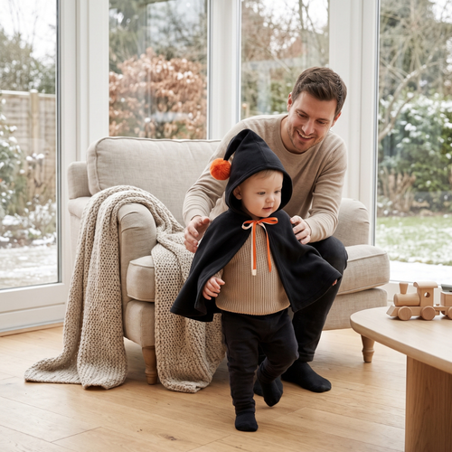 True Haven | Meadow Kids Cape – Soft Everyday Wear, Breathable Comfortable Fit