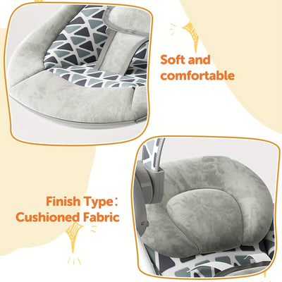 True Haven | Portable Baby Swing – Ergonomic Reclining Seat, Gentle Soothing Motion for Newborns