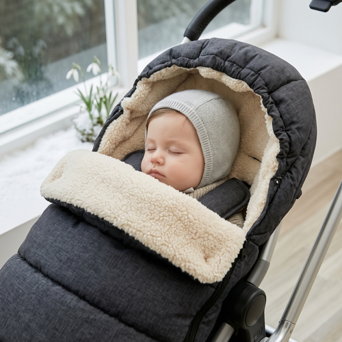 True Haven | Nestle Stroller Footmuff – Built for Busy Days Out, Compact & Portable
