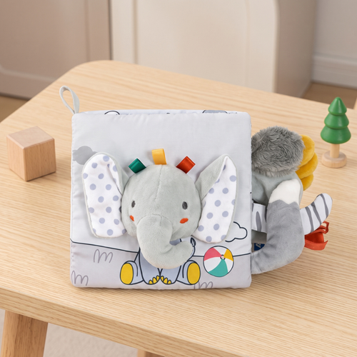 True Haven | Baby Cloth Book – Screen-Free Developmental Toy, Safe for Little Hands