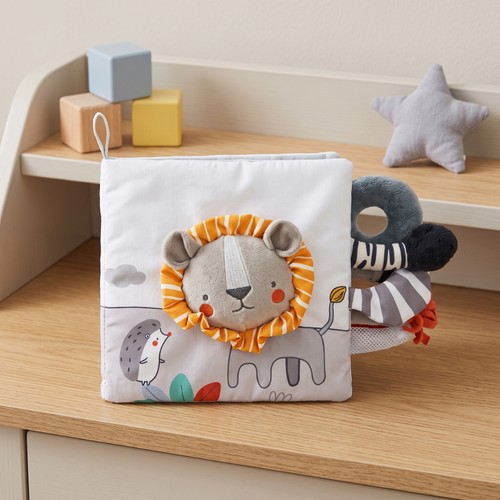 True Haven | Baby Cloth Book – Screen-Free Developmental Toy, Safe for Little Hands