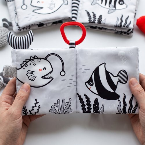 True Haven | Baby Cloth Book – Screen-Free Developmental Toy, Safe for Little Hands