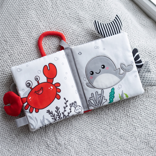 True Haven | Baby Cloth Book – Screen-Free Developmental Toy, Safe for Little Hands