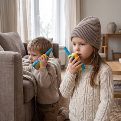 True Haven | Scout Kids Walkie Talkies – Interactive Toy for Toddlers, Supports Motor Skills