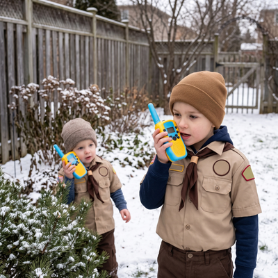 True Haven | Scout Kids Walkie Talkies – Interactive Toy for Toddlers, Supports Motor Skills
