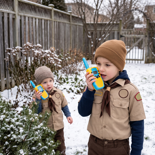 True Haven | Scout Kids Walkie Talkies – Interactive Toy for Toddlers, Supports Motor Skills