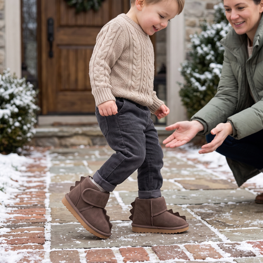 True Haven | Frost Toddler Snow Boots – Cozy Cold-Weather Layer, Machine Washable