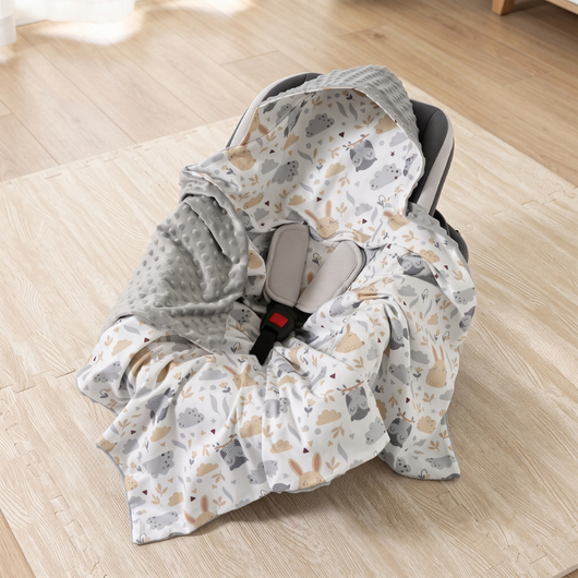 True Haven | Frost Stroller Sleeping Bag – Plush Comfort for Better Sleep, Hypoallergenic Materials