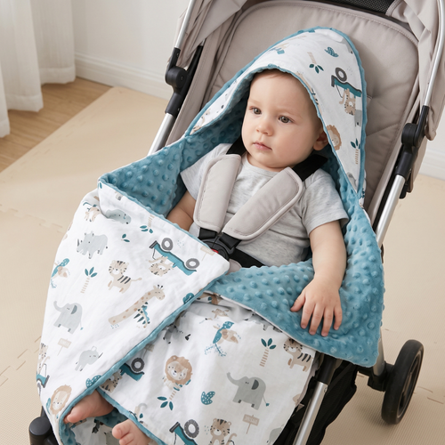True Haven | Frost Stroller Sleeping Bag – Plush Comfort for Better Sleep, Hypoallergenic Materials