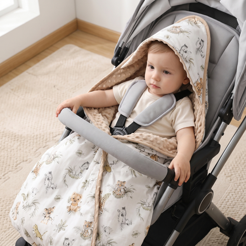 True Haven | Frost Stroller Sleeping Bag – Plush Comfort for Better Sleep, Hypoallergenic Materials