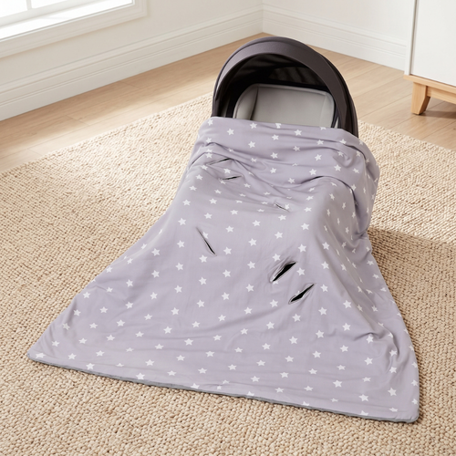True Haven | Drift Stroller Blanket – On-the-Go Comfort, Fits Most Strollers & Car Seats