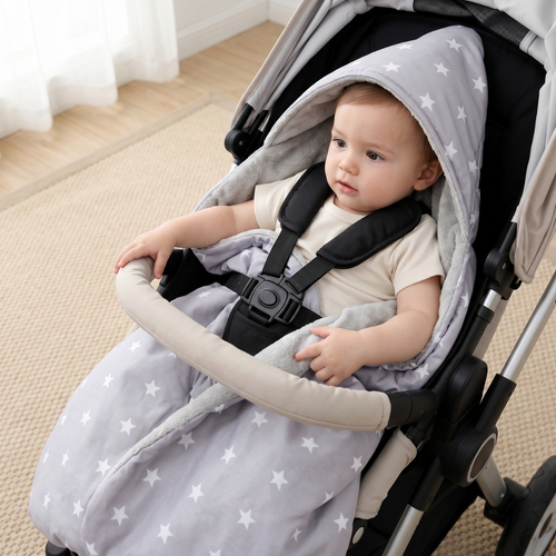 True Haven | Drift Stroller Blanket – On-the-Go Comfort, Fits Most Strollers & Car Seats