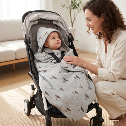 True Haven | Drift Stroller Blanket – On-the-Go Comfort, Fits Most Strollers & Car Seats