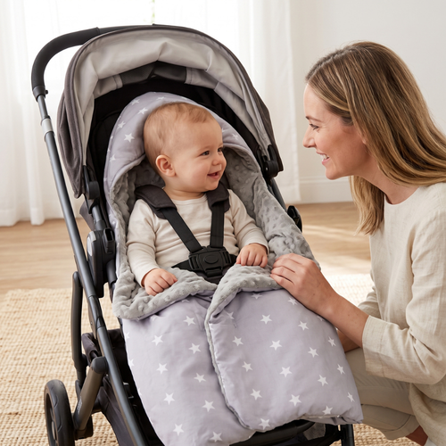 True Haven | Drift Stroller Blanket – On-the-Go Comfort, Fits Most Strollers & Car Seats