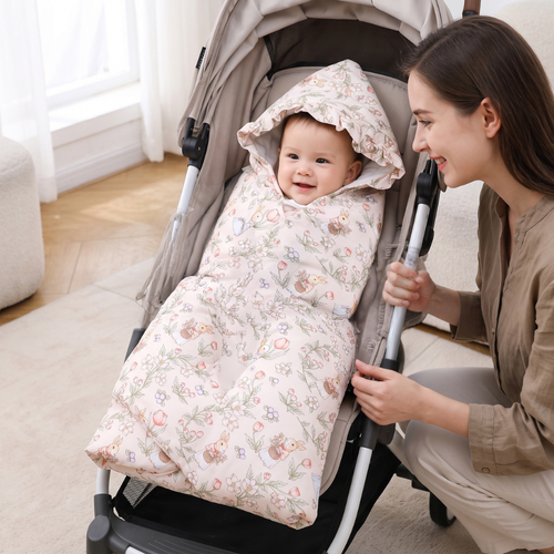 True Haven | Cloud Hooded Baby Blanket – Supportive Nursery Essential, Sturdy & Comfortable
