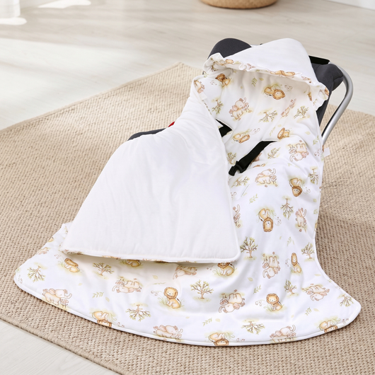 True Haven | Cloud Hooded Baby Blanket – Supportive Nursery Essential, Sturdy & Comfortable