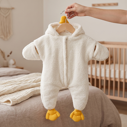 True Haven | Duck Baby Sleep Sack – Snuggly Nursery Must-Have, Gentle on Sensitive Skin