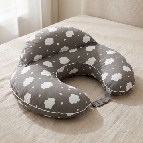 True Haven | Cradle Nursing Pillow – Everyday Feeding Essential, Easy to Clean