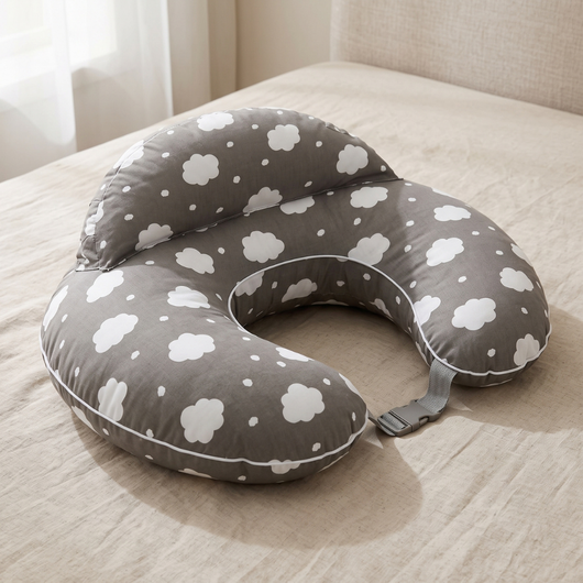True Haven | Cradle Nursing Pillow – Everyday Feeding Essential, Easy to Clean